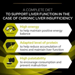 Pro Plan Veterinary Diet Feline HP ST/OX Hepatic Dry Cat Food - 1.5kg By Pro Plan Veterinary Diet -Cat's Store Purina Veterinary Diet Feline HP ST OX Hepatic Dry Cat Food 1 5Kg 5