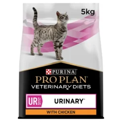Pro Plan Veterinary Diet Feline UR ST/OX Urinary With Chicken Dry Cat Food - 5kg By Pro Plan Veterinary Diet