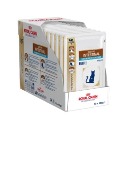 Royal Canin Veterinary Diet Feline Gastrointestinal S/O Moderate Calorie Cat Pouches - 48x85G By Royal Canin Veterinary Diet -Cat's Store Royal Canin Feline Gastro Intestinal S O Moderate Calorie Wet Cat Food 48 x 100G 3 scaled