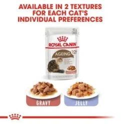 Royal Canin Feline Health Nutrition Ageing 12+ Wet Cat Food In Gravy - 48 X 85g By Royal Canin -Cat's Store Royal Canin Feline Health Nutrition Ageing 12 Wet Cat Food In Gravy 48x85g 7