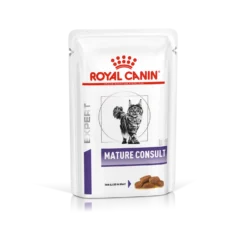 Royal Canin Veterinary Diet Feline Mature Consult Wet Cat Food Pouches - 48 X 85g By Royal Canin Veterinary Diet