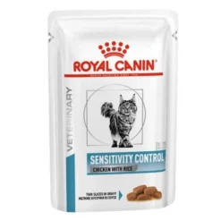 Royal Canin Veterinary Diet Feline Sensitivity Control Chicken Wet Cat Food Pouches - 48 X 85g By Royal Canin Veterinary Diet