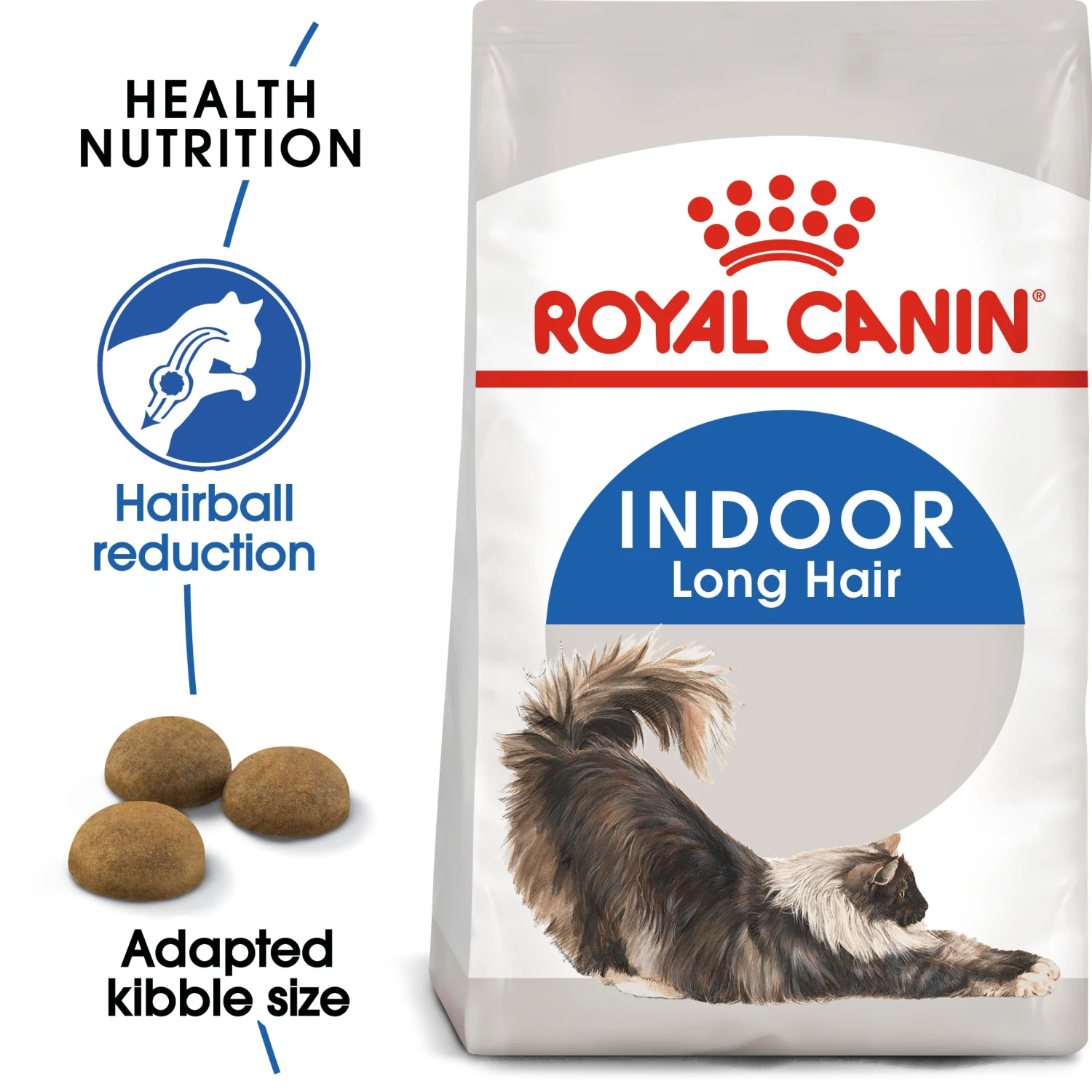 Royal Canin Indoor Longhair Dry Adult Cat Food - 2kg By Royal Canin 1 Royal Canin Indoor Longhair Dry Adult Cat Food - 2kg By Royal Canin