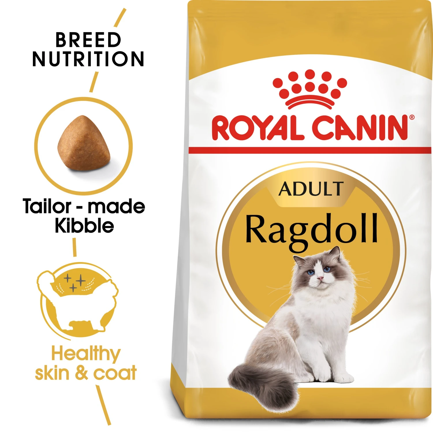 Royal Canin Ragdoll Dry Adult Cat Food - 2kg By Royal Canin 1 Royal Canin Ragdoll Dry Adult Cat Food - 2kg By Royal Canin