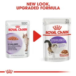 Royal Canin Feline Adult Sterilised In Gravy Wet Cat Food Pouches - 12 X 85g By Royal Canin -Cat's Store Royal Canin Sterilised in Gravy Cat Food Pouches 12 x 85g 2