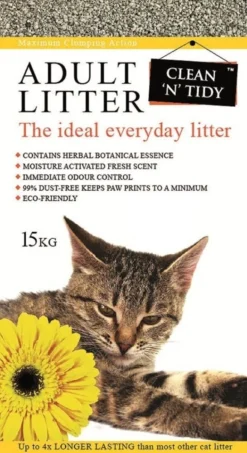 Sharples & Grant Clean & Tidy Clumping Cat Litter - 15kg By Sharples And Grant