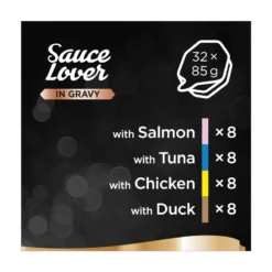 Sheba Sauce Lover Adult Wet Cat Food Trays Mixed Collection - 32x85g By Sheba -Cat's Store Sheba Sauce Lover Adult Wet Cat Food Trays Mixed Collection 32x85g 5