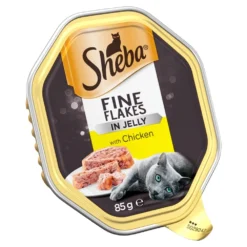 Sheba Tender Fine Flakes Chicken In Jelly Wet Cat Food - 22 X 85g By Sheba -Cat's Store Sheba Tender Chicken Pieces in Jelly 22 Pack 85g 3
