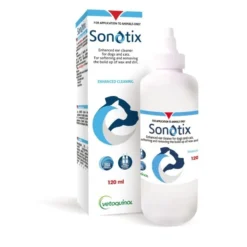 Sonotix Triple Action Ear Cleaner For Dogs And Cats - 120ml By Sonotix