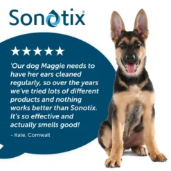 Sonotix Triple Action Ear Cleaner For Dogs And Cats - 120ml By Sonotix -Cat's Store Sonotix Ear Cleaner for Dogs Cats 120ml 6