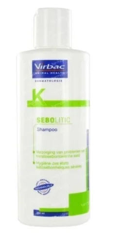 Virbac Sebolytic Shampoo For Dogs & Cats - 200ml By Sebolytic