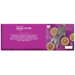 WHISKAS 1+ Chef's Choice Mix Adult Wet Cat Food Pouches In Gravy - 40 X 85g By Whiskas 13 WHISKAS 1+ Chef's Choice Mix Adult Wet Cat Food Pouches In Gravy - 40 X 85g By Whiskas -Cat's Store WHISKAS 1 Cat Pouches Tasty Mix Chef Choice in Gravy 40x85g 4
