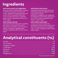 WHISKAS 1+ Chef's Choice Mix Adult Wet Cat Food Pouches In Gravy - 40 X 85g By Whiskas 17 WHISKAS 1+ Chef's Choice Mix Adult Wet Cat Food Pouches In Gravy - 40 X 85g By Whiskas -Cat's Store WHISKAS 1 Cat Pouches Tasty Mix Chef Choice in Gravy 40x85g 8