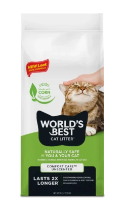 World's Best Original Unscented Cat Litter - 28lb (12.7kg) By Worlds Best Cat Litter