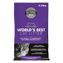 World's Best Multiple Cat Lavender Cat Litter - 14lb (6.35kg) By Worlds Best Cat Litter
